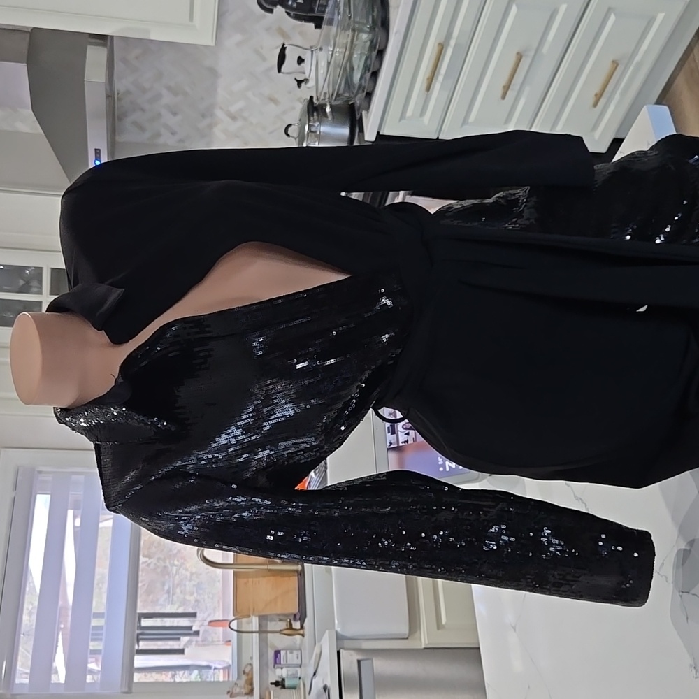 Half Sequin Jumpsuit - image 2